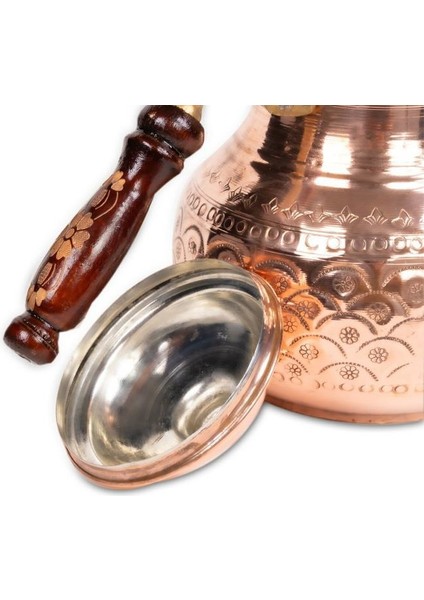 Baskılı Dövme Bakır Çaydanlık Bakır Renk fırsatları