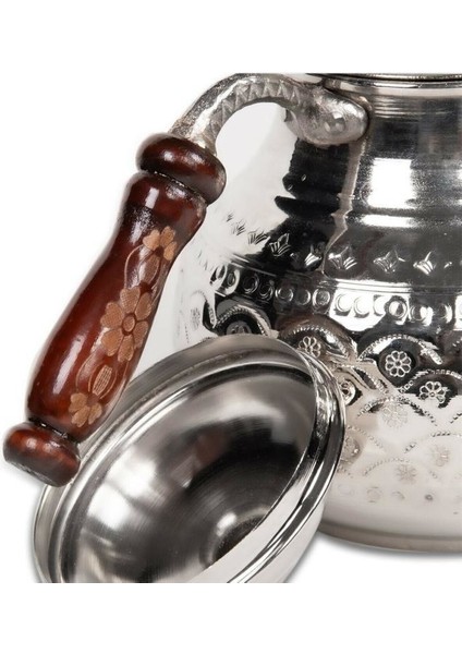 Baskılı Dövme Bakır Çaydanlık Nikel Renk fırsatları