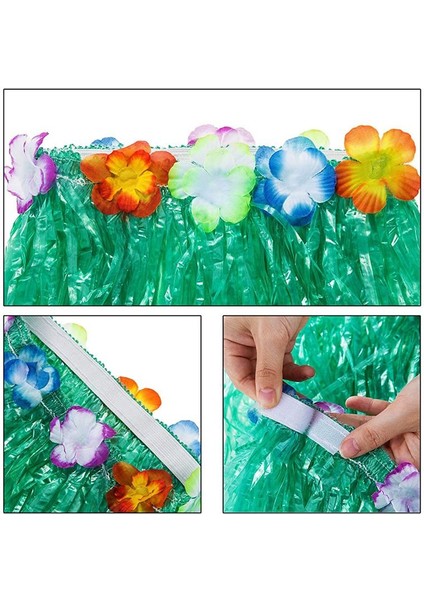 Setli Yetişkin Çocuk Uyumlu Hawaii Eteği Yeşil fiyatları