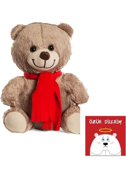 Özür Dilerim Kartlı Sevimli Peluş Ayı 22 cm