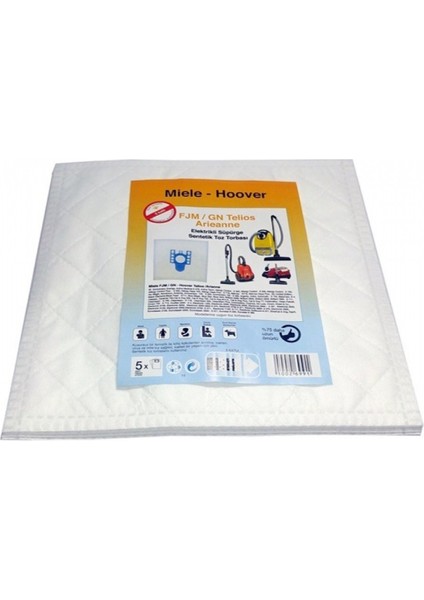 S 500 S 700 Allergy Control Plus Süpürge Toz Torbası 5 Adet