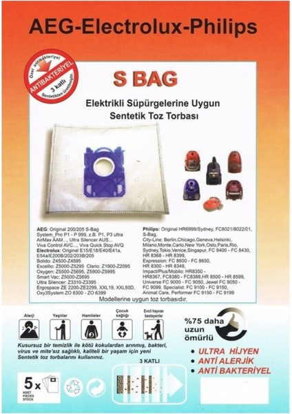S-Bag Toz Torbası