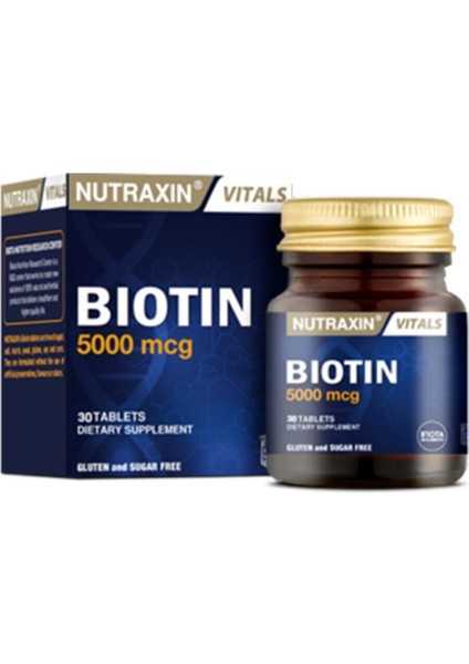 Biotin 5000 Mcg 30 Tablet