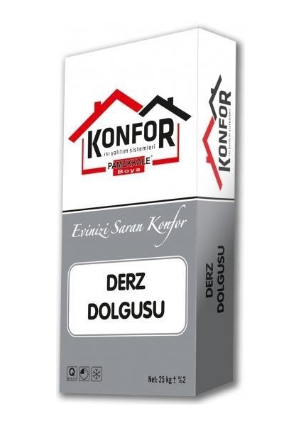 Konfor Derz Dolgu Silikonlu Krem 20 kg