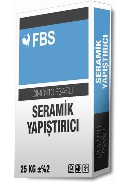 Fbs Seramik Yapıştırıcı 25 kg Gri