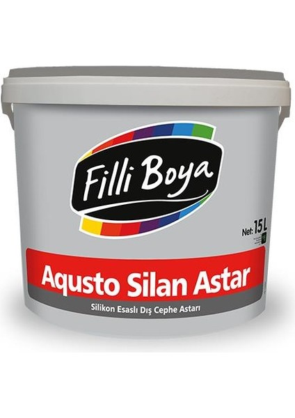 Filli Boya Aqusto Silan Dış Cephe Astarı 15 Lt Beyaz