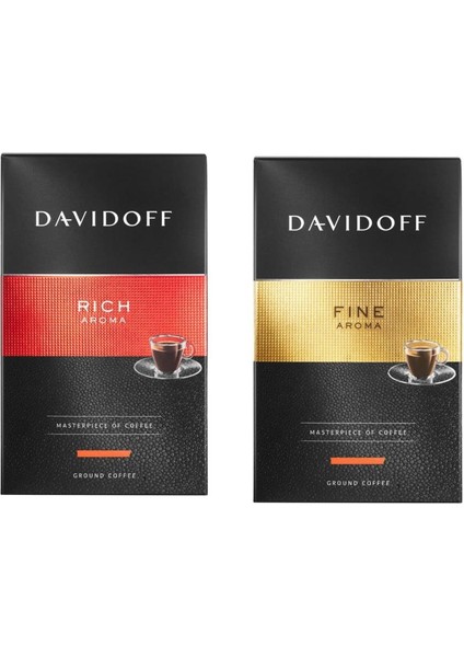 Fine 250 gr + Davidoff Rich 250 gr