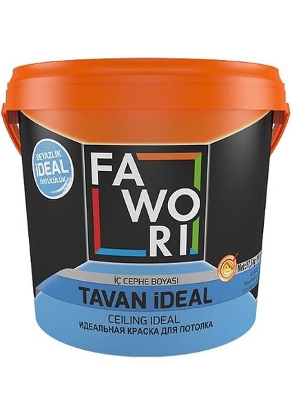 Alan Şanslı Fawori Ideal Tavan Boyası 17.5 kg Beyaz