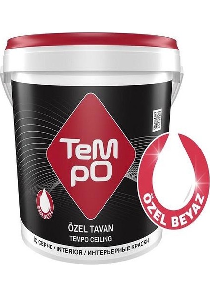 Filli Boya Tempo Özel Tavan 17.5 kg Beyaz