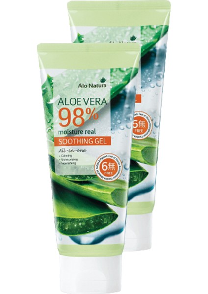 Aloevera Moisture Soothing Gel 150 ml 2'li Set