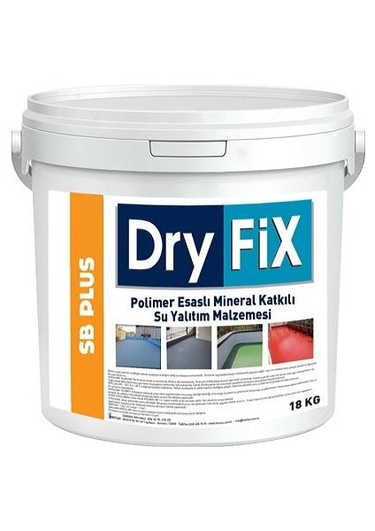 Dryfix Sb Plus Polimer Esaslı Su Yalıtım Malzemesi 5 kg Beyaz