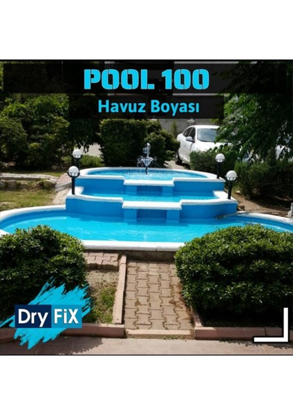 Dryfix POOL100 Havuz Boyası Mavi 4.5 kg