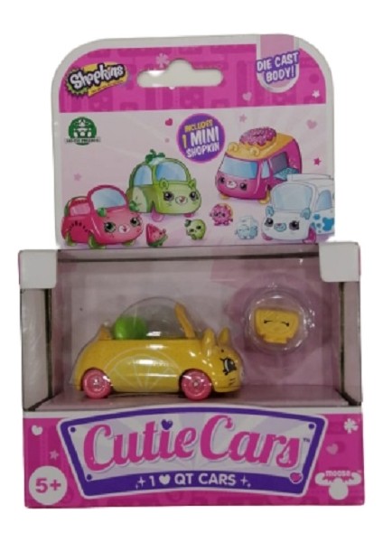 Shopkins Cicibiciler Cutie Cars Tekli Paket Lemon Limo