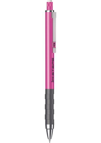 Steps Versatil Uçlu Kalem 0.7 mm Fosforlu Pembe