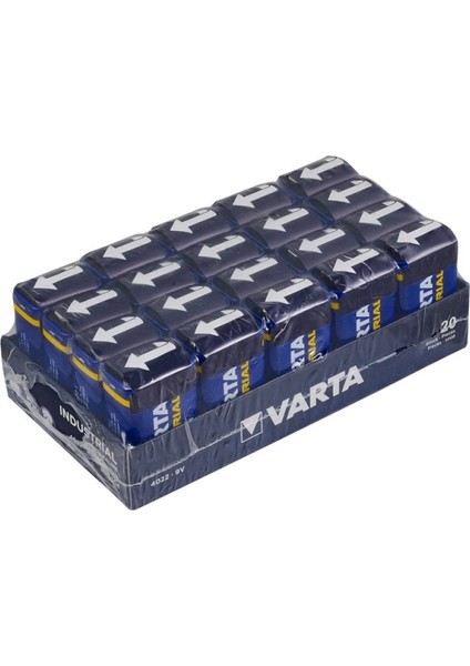 4022 Industrial Pro 9V Pil 20'li