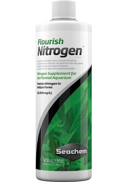 Seachem- Flourish Nitrogen Sıvı Bitki Gübre 500 ml