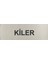Kiler Kapı Yönlendirme Tabelası 5 cm x 15 cm Alüminyum 1
