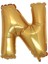 Fırsatayı Gold Renk Folyo Balon N Harfli Helyum Balon 100 cm Dev Boy 1