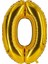 Balon Rakam Balon Folyo Orta Boy 75 cm Gold 0 1