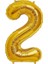 Balon Rakam Balon Folyo Orta Boy 75 cm Gold 2 1