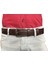 Deri 2'li Set, Desenli Kemer; Kahverengi, Lacivert 4 cm 3