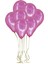 Kingshark 100'LÜ Lateks Metalik Balon Fuşya 1