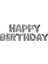 Kingshark Balon Happy Birthday Yazılı Harf Balon 1