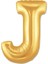 Kingshark J Folyo Balon Gold 1