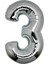 Kingshark Silver Balon 1