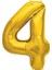 4 Folyo Balon Gold 1