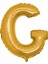 G (Gold) Harf Folyo Balon - 90 cm - Altın Folyo Harf Balon 1
