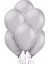 Ezjet Balon 100 Adet Metalize Balon Metalik Balon Gümüş 16 Inç 1