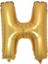 H Folyo Balon Gold 100 cm Helyum Balon Uçan Balon 1