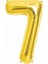 Ezjet Balon Parti 7 Rakamı Gold Folyo Balon 102 cm 1