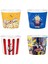 Cips ve Mısır Popcorn Kovası 4'lü Vip Mısır Kovası Karma 1