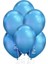 Balon 100 Adet Metalize Balon Metalik Balon Mavi 16 Inç 1