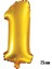 75 cm 1 Rakam Folyo Balon Altın 1