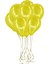 25'li Lateks Metalik Balon Sarı 1
