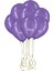 100'LÜ Lateks Metalik Balon Mor 1