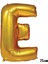 75 cm E Harfi Folyo Balon Altın 1