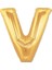 Balon Parti V Harf Gold Folyo Balon 102 cm 1