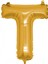 T (Gold) Harf Folyo Balon - 90 cm - Altın Folyo Harf Balon 1