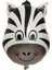 Zebra Kafa Folyo Balon 1