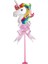 Kingshark Unicorn Tlı Parti Masa Süsü Çubuklu Folyo Balon Pembe 1