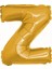 Ezjet Z (Gold) Harf Folyo Balon - 90 cm - Altın Folyo Harf Balon 1