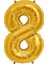 8 Folyo Balon Gold 1