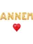 Gold Annem Folyo Balon Seti ve Kalp Balon 1