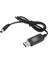 5V-12V USB To Dc 5.5x2.5mm Kablo 12V 1A 1