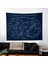 Ilk Yıldız Haritası - Astroloji Duvar Örtüsü Navy Blue 1