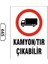 Kamyon / Tır Çıkabilir Uyarı Ikaz Levhası 25 x 35 cm 1